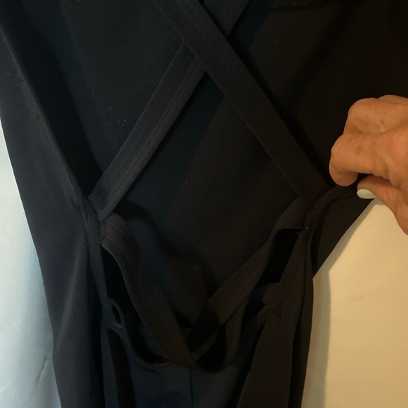 Robin Piccone Sexy Black Spandex Nylon Dress, Strappy Back  M - Picture 6 of 9